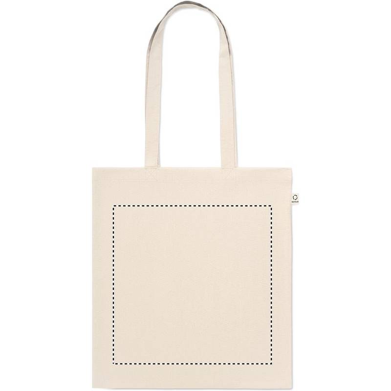 Nákupní taška z bavlny, hnědá béžová Nákupní taška z bavlny, hnědá béžová