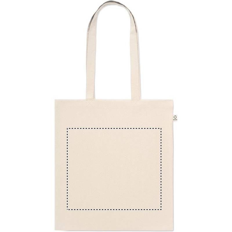 Nákupní taška z bavlny, hnědá béžová Nákupní taška z bavlny, hnědá béžová