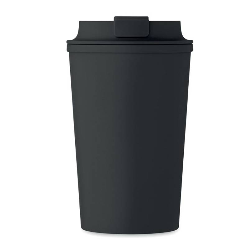 Dvoustěnný kelímek 350ml, černá Dvoustěnný kelímek 350ml, černá