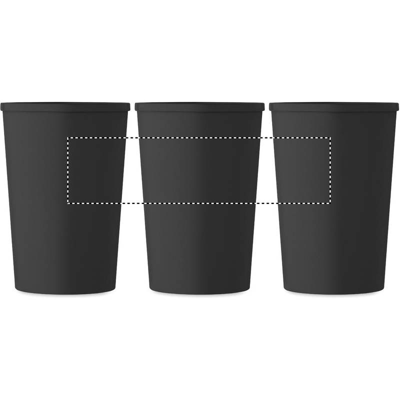 Dvoustěnný kelímek 350ml, černá Dvoustěnný kelímek 350ml, černá