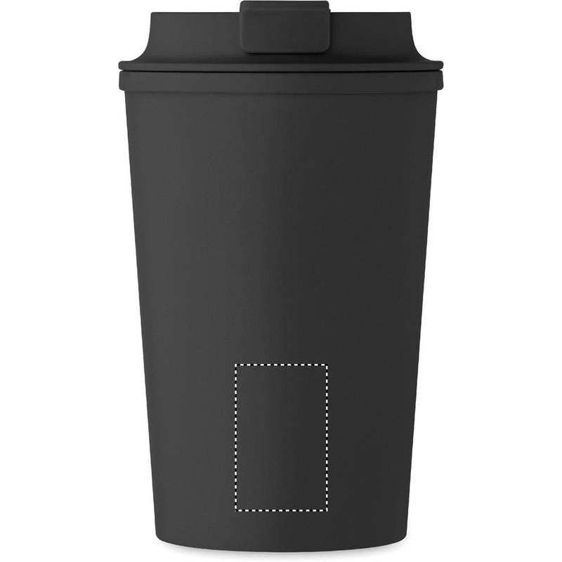 Dvoustěnný kelímek 350ml, černá Dvoustěnný kelímek 350ml, černá