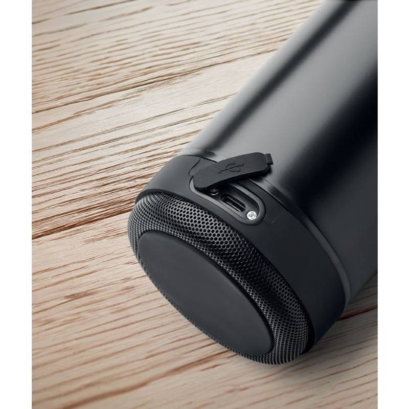 Láhev a reproduktor, černá Láhev a reproduktor, černá