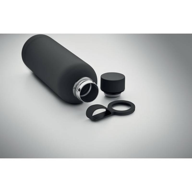 Láhev s dvojitou stěnou 500 ml, černá Láhev s dvojitou stěnou 500 ml, černá