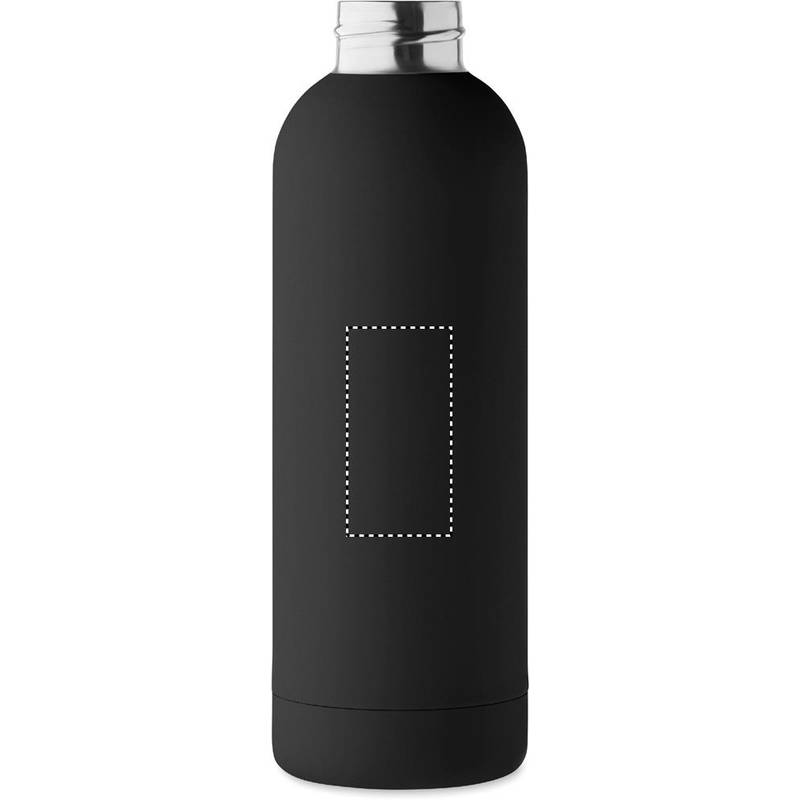 Láhev s dvojitou stěnou 500 ml, černá Láhev s dvojitou stěnou 500 ml, černá