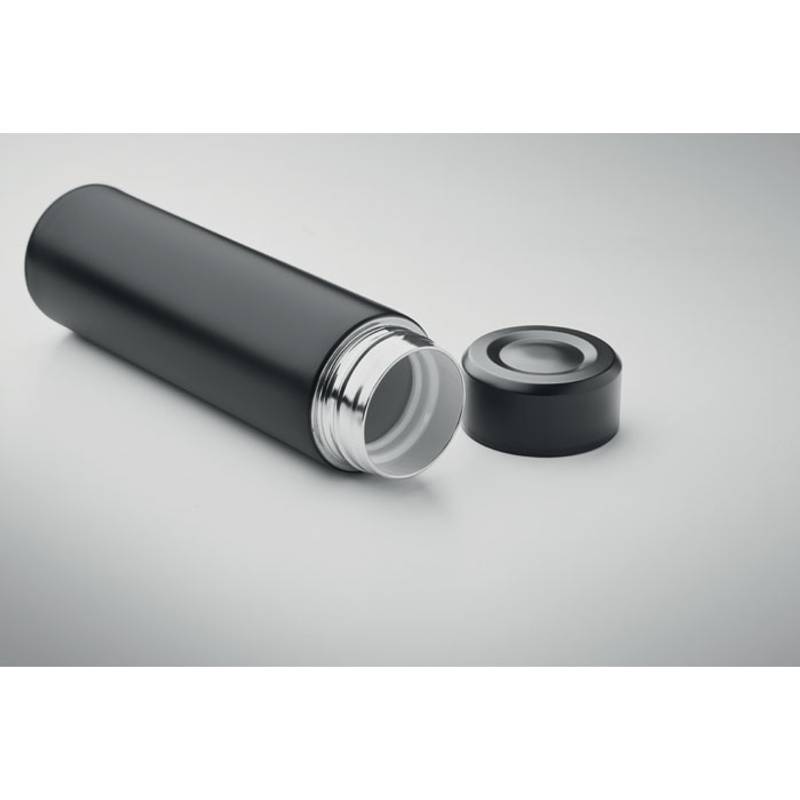 Láhev s dvojitou stěnou 500 ml, černá Láhev s dvojitou stěnou 500 ml, černá