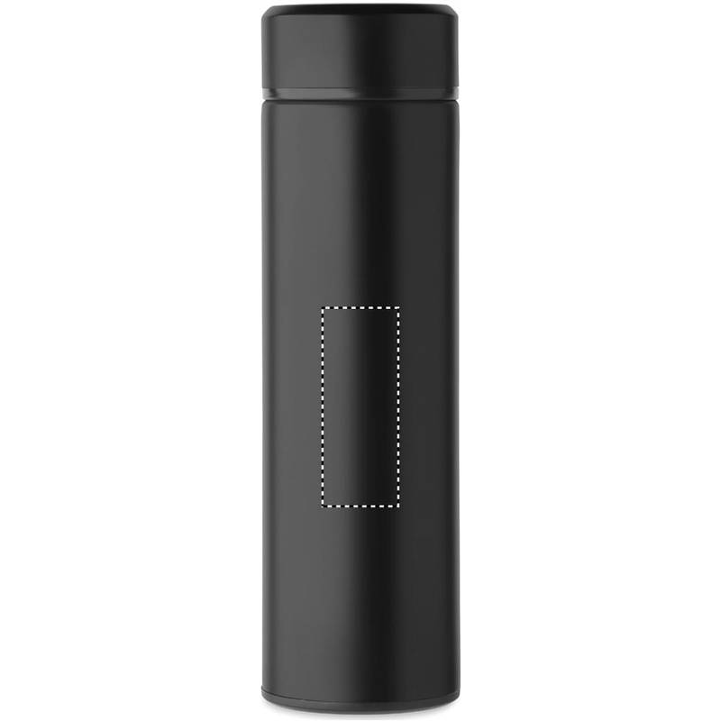 Láhev s dvojitou stěnou 500 ml, černá Láhev s dvojitou stěnou 500 ml, černá