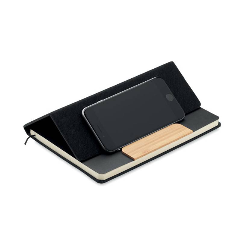 Sada sešitů A5 RPET, černá Sada sešitů A5 RPET, černá