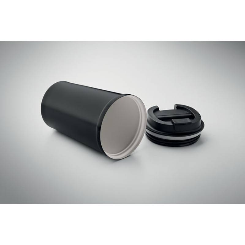 Dvoustěnný kelímek 450 ml, černá Dvoustěnný kelímek 450 ml, černá