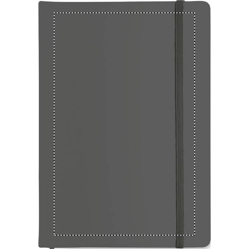 A5 linkovaný zápisník, šedá Stone A5 linkovaný zápisník, šedá Stone