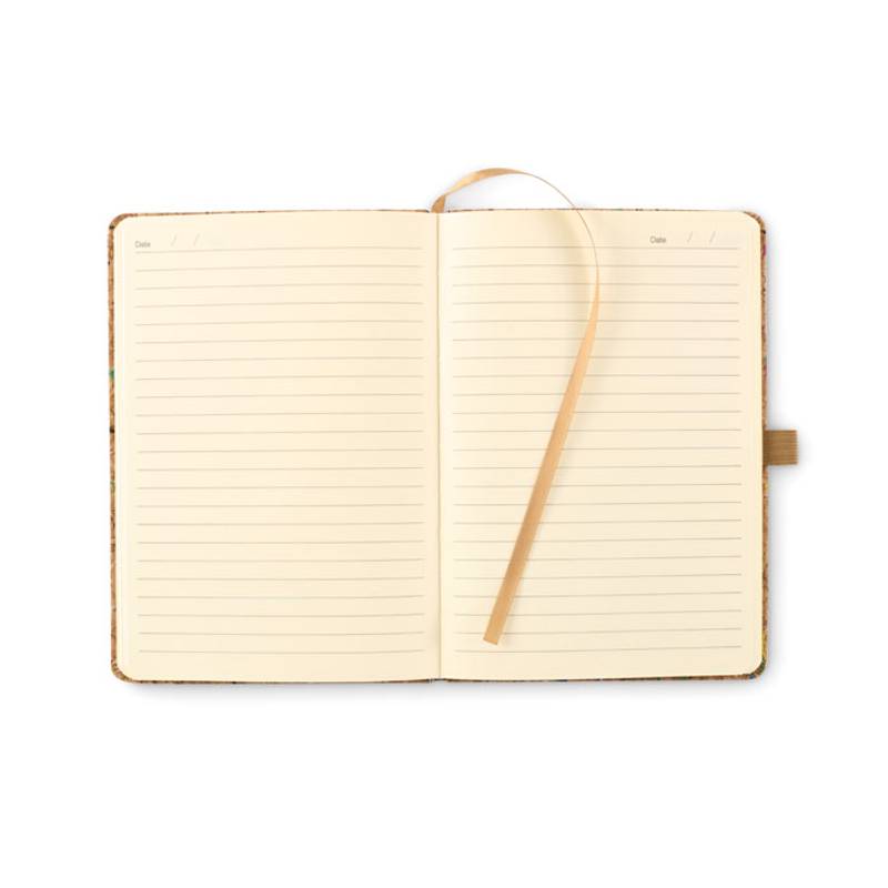 Barevný korkový zápisník A5, hnědá béžová Barevný korkový zápisník A5, hnědá béžová