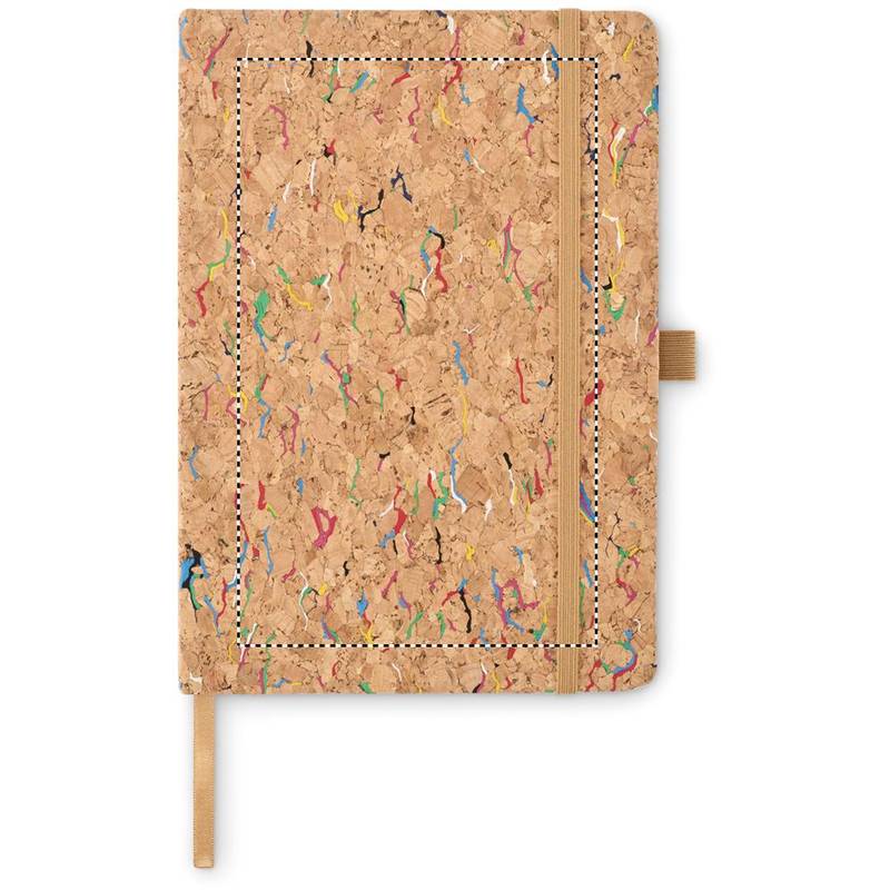 Barevný korkový zápisník A5, hnědá béžová Barevný korkový zápisník A5, hnědá béžová