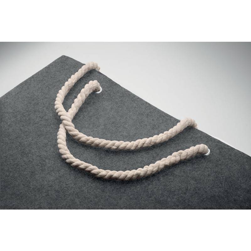 Plážová taška z plsti RPET, sivá Plážová taška z plsti RPET, sivá