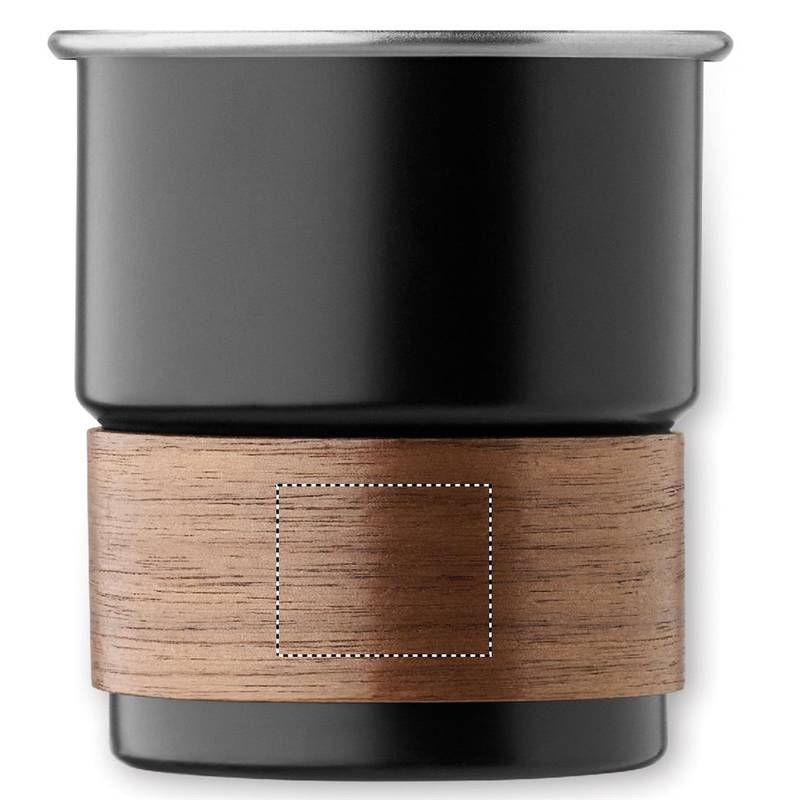 Jednostěnný pohárek 260 ml, černá Jednostěnný pohárek 260 ml, černá