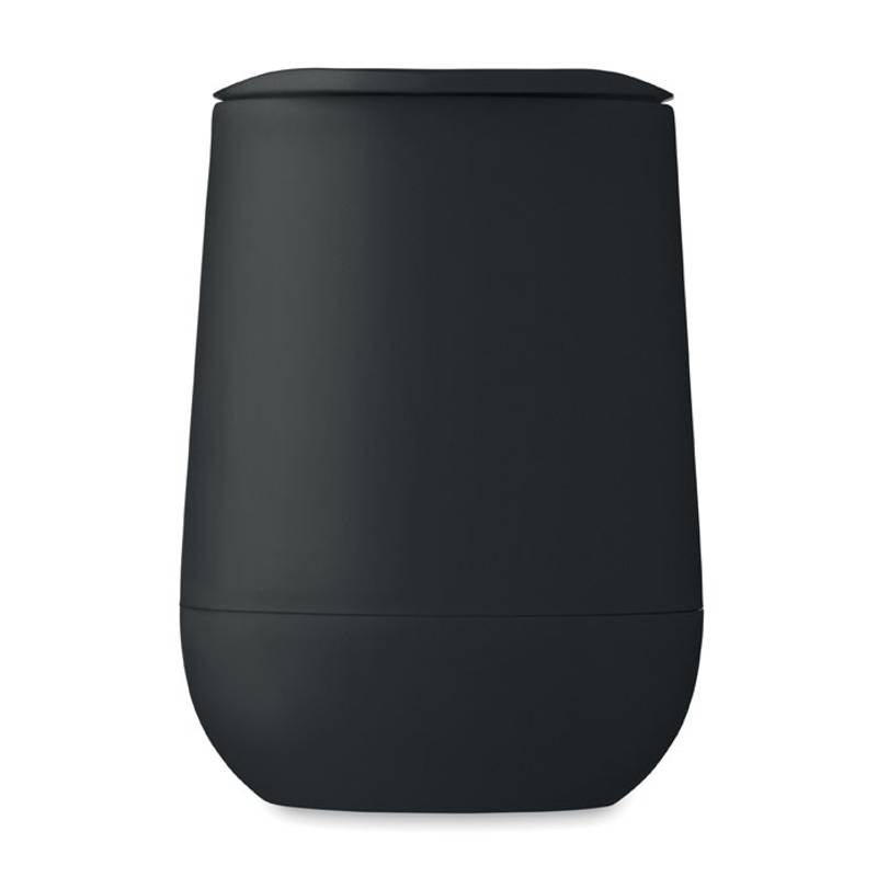 Dvoustěnný pohárek 300 ml z PP, černá Dvoustěnný pohárek 300 ml z PP, černá