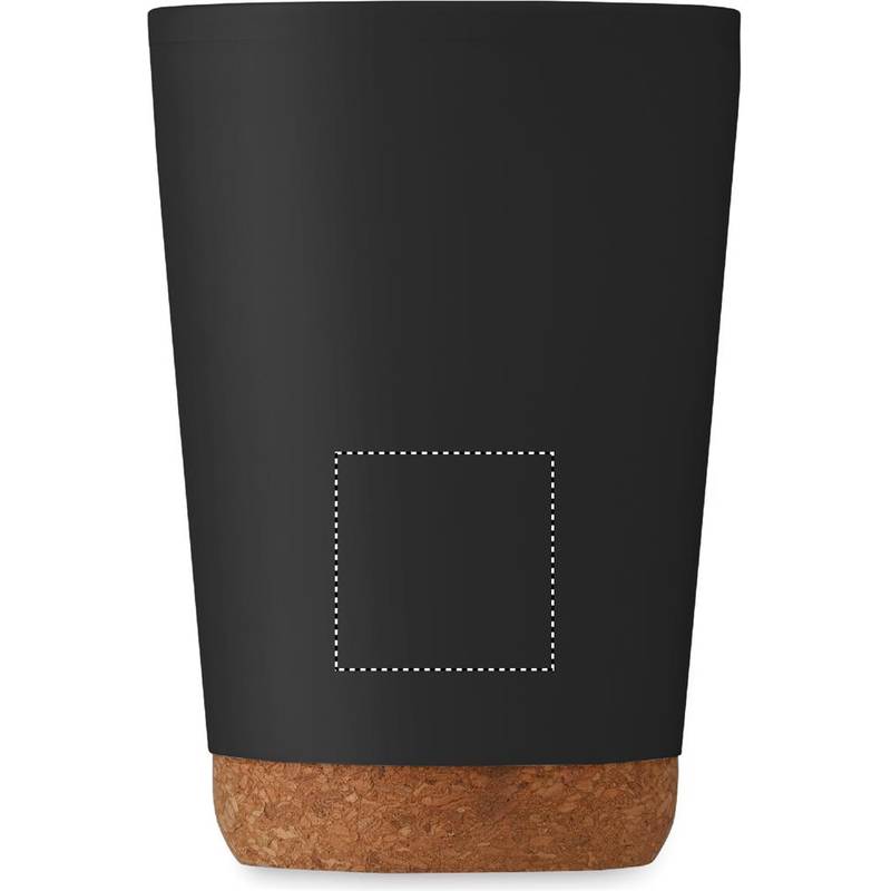 Dvoustěnný pohárek 300 ml, černá Dvoustěnný pohárek 300 ml, černá