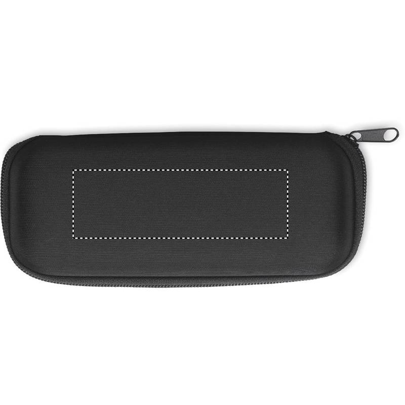 19-palcový skladací dáždnik, čierna 19-palcový skladací dáždnik, čierna