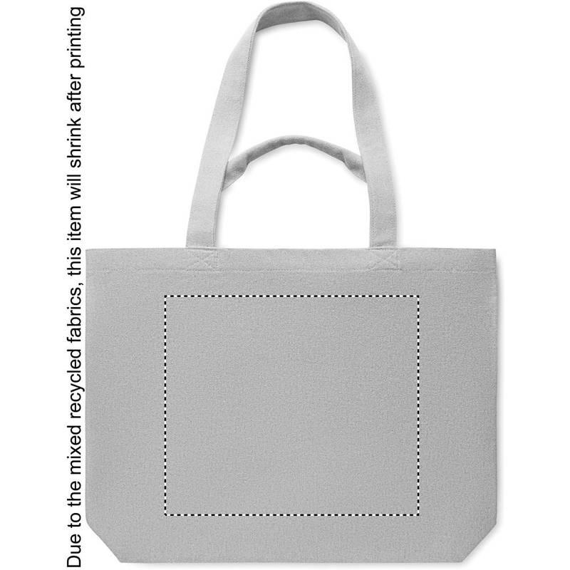 Plážová taška plátěná 320g, šedá Plážová taška plátěná 320g, šedá