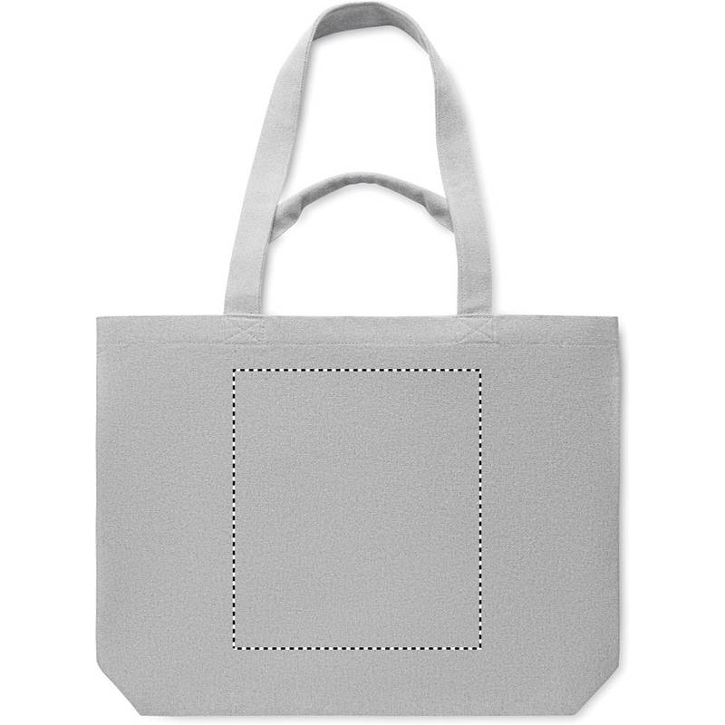 Plážová taška plátěná 320g, šedá Plážová taška plátěná 320g, šedá