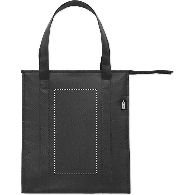 Chladiaca taška z netkaného RPET, čierna Chladiaca taška z netkaného RPET, čierna