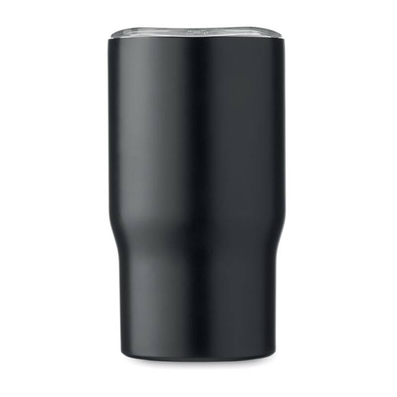 Dvoustěnný pohárek 350ml, černá Dvoustěnný pohárek 350ml, černá