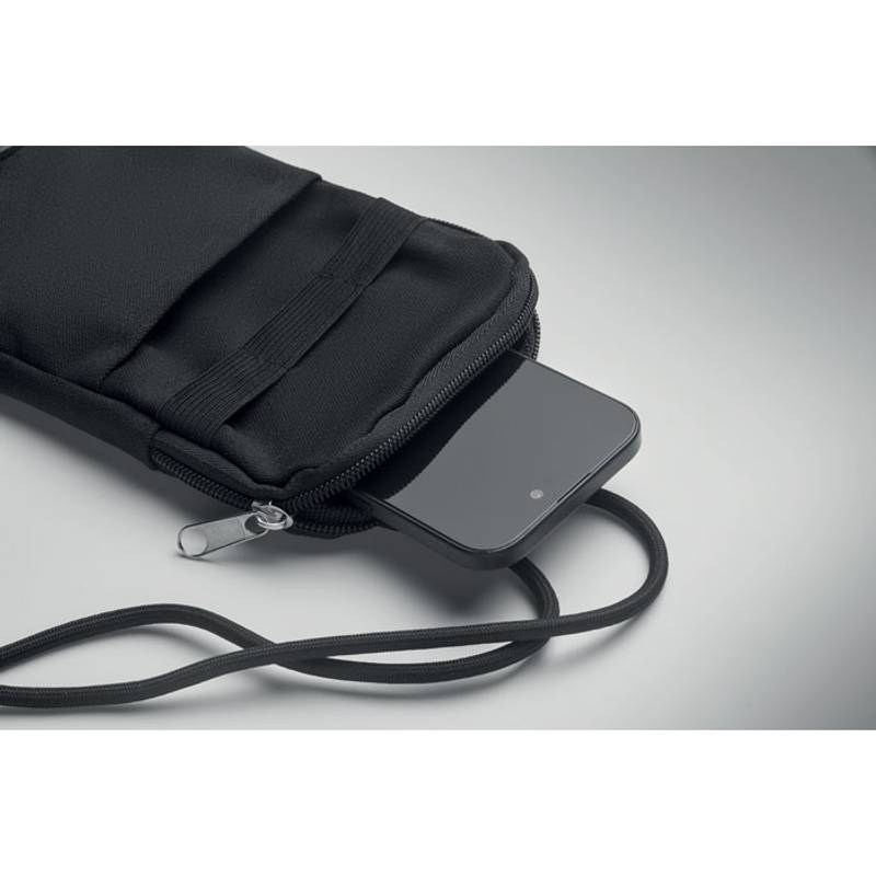 Crossbody taška na smartphone, čierna Crossbody taška na smartphone, čierna