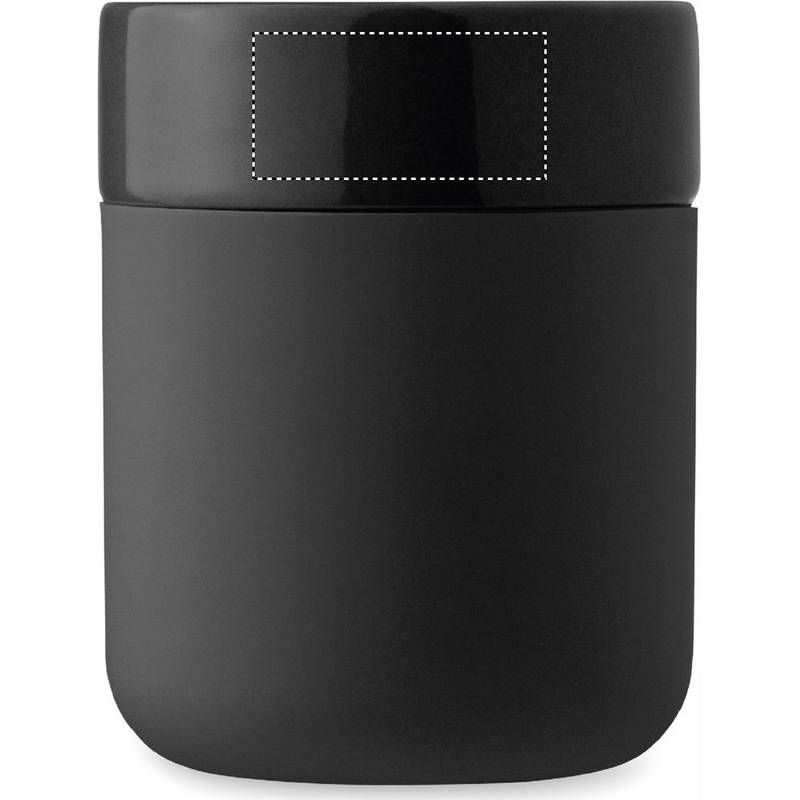 Keramický pohárek 330 ml, černá Keramický pohárek 330 ml, černá