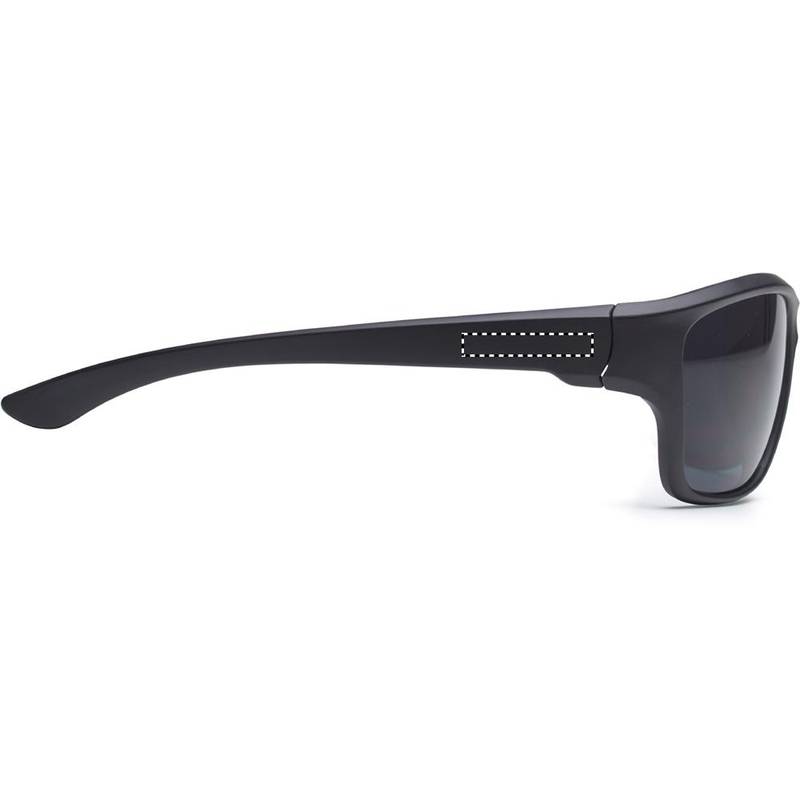 Zrkadlové športové slnečné okuliare, čierna Zrkadlové športové slnečné okuliare, čierna