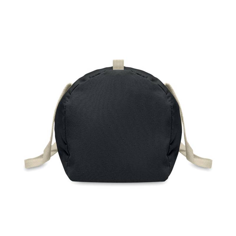 Sportovní taška z recyklované bavl, černá Sportovní taška z recyklované bavl, černá