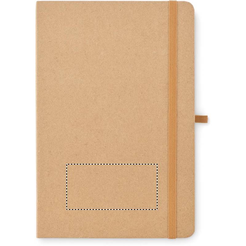 Sada se zápisníkem A5 z recyklo, hnědá béžová Sada se zápisníkem A5 z recyklo, hnědá béžová