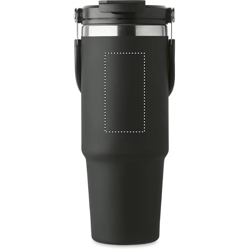 Dvoustěnný pohár 850 ml, černá Dvoustěnný pohár 850 ml, černá