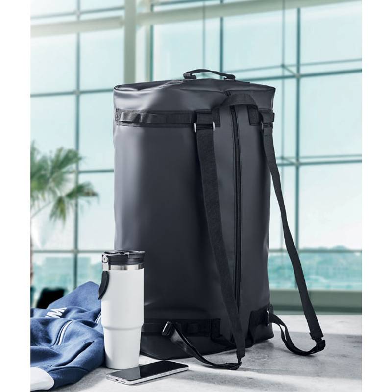 Cestovná taška z Tarpaulinu, čierna Cestovná taška z Tarpaulinu, čierna