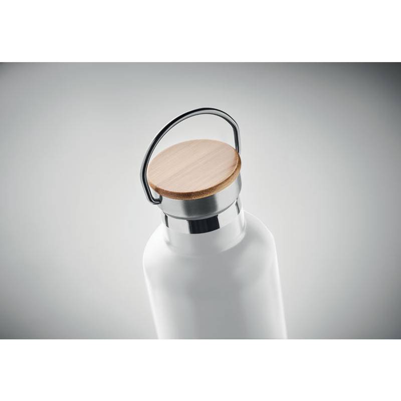 Dvoustěnná láhev 750ml, bílá Dvoustěnná láhev 750ml, bílá