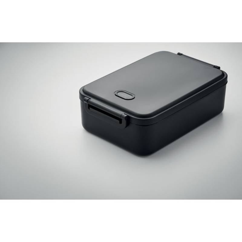 Obědová krabička z PP, 2200 ml, černá Obědová krabička z PP, 2200 ml, černá