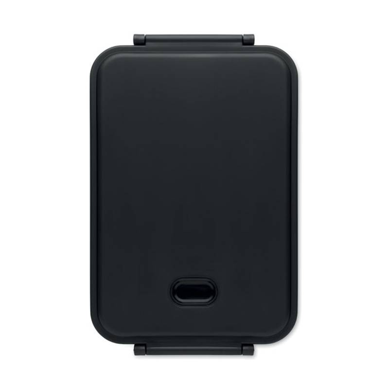 Obědová krabička z PP, 2200 ml, černá Obědová krabička z PP, 2200 ml, černá