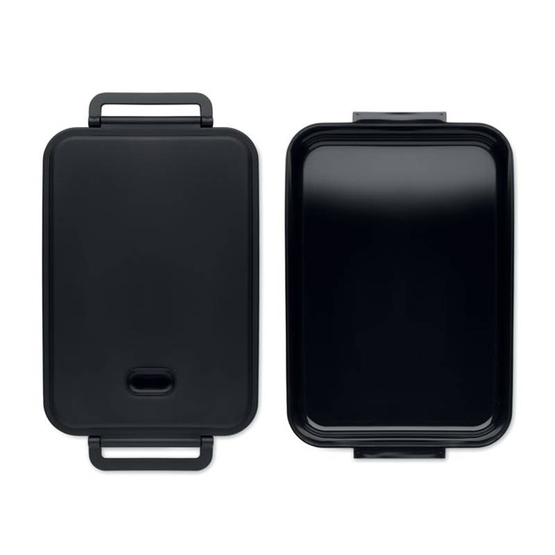 Obědová krabička z PP, 2200 ml, černá Obědová krabička z PP, 2200 ml, černá