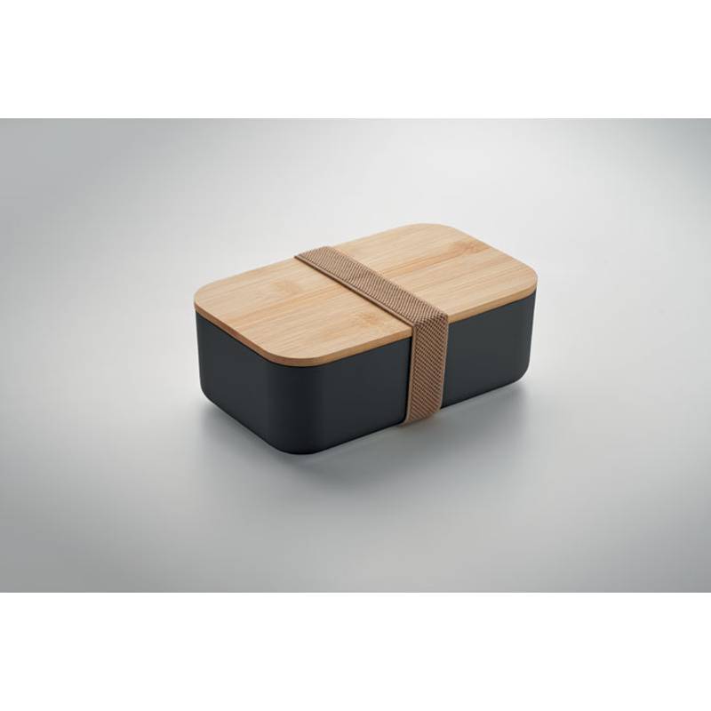 Obědová krabička z PLA, 1000ml, černá Obědová krabička z PLA, 1000ml, černá