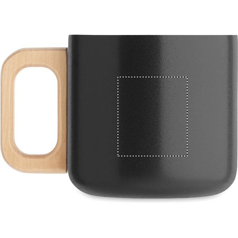 Dvoustěnný hrnek 350 ml, černá Dvoustěnný hrnek 350 ml, černá