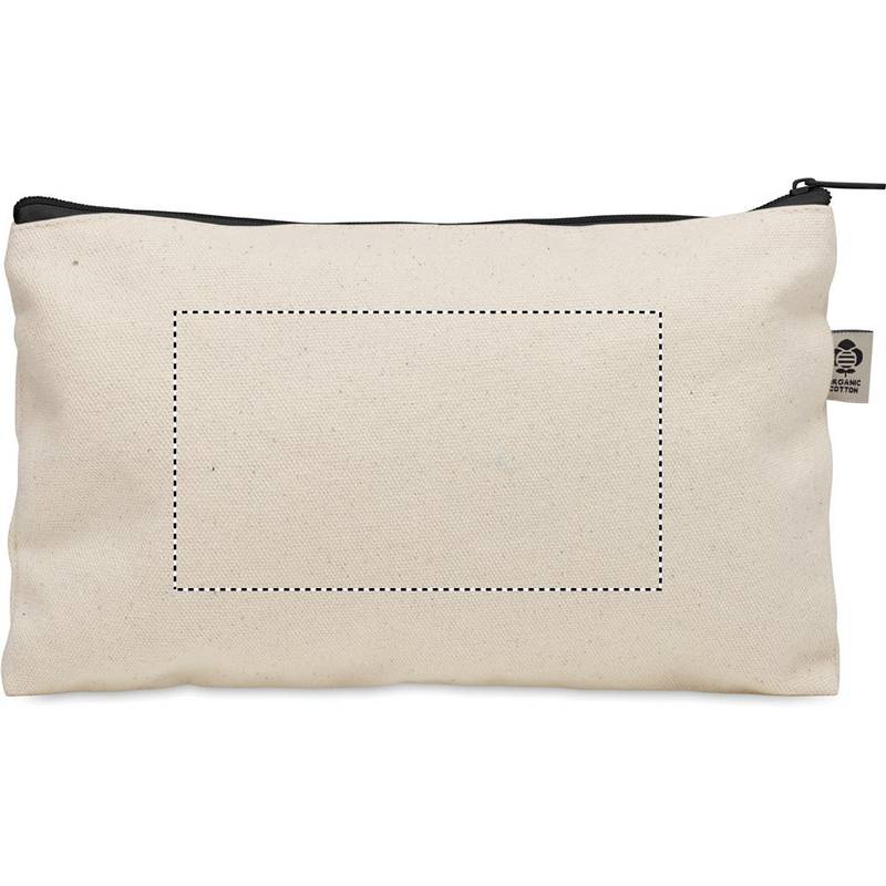 Kosmetická taštička z bavlny, černá Kosmetická taštička z bavlny, černá