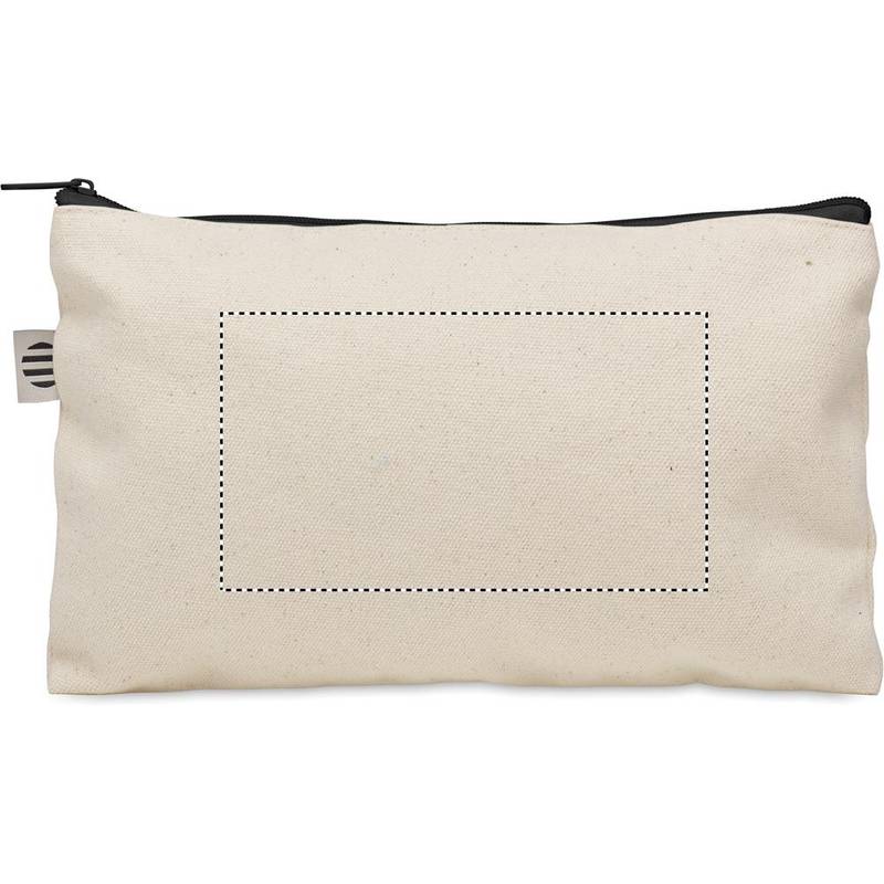 Kosmetická taštička z bavlny, černá Kosmetická taštička z bavlny, černá