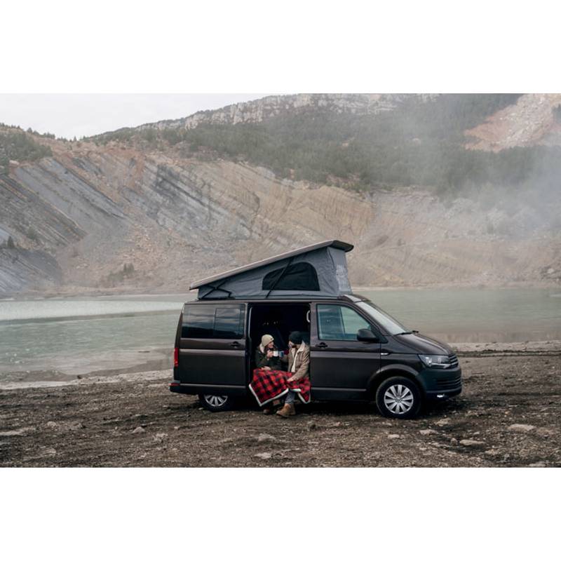 RPET fleecová deka, červená RPET fleecová deka, červená