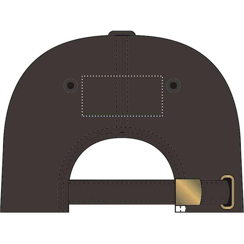 Šesťpanelová šiltovka, biela - čierna Šesťpanelová šiltovka, biela - čierna