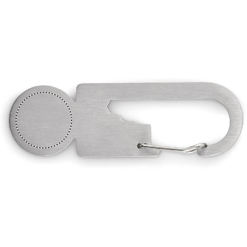 Multifunkční přívěsek na klíče, šedá Silver Multifunkční přívěsek na klíče, šedá Silver