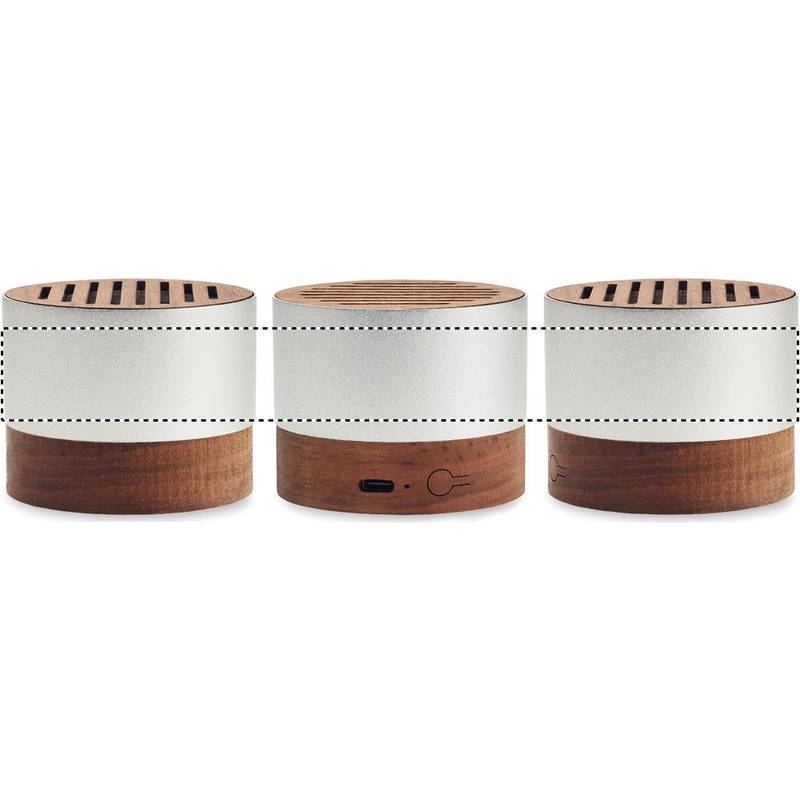 Reproduktor z recyklovaného hliník, hnedá Reproduktor z recyklovaného hliník, hnedá