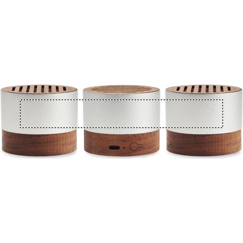 Reproduktor z recyklovaného hliník, hnedá Reproduktor z recyklovaného hliník, hnedá