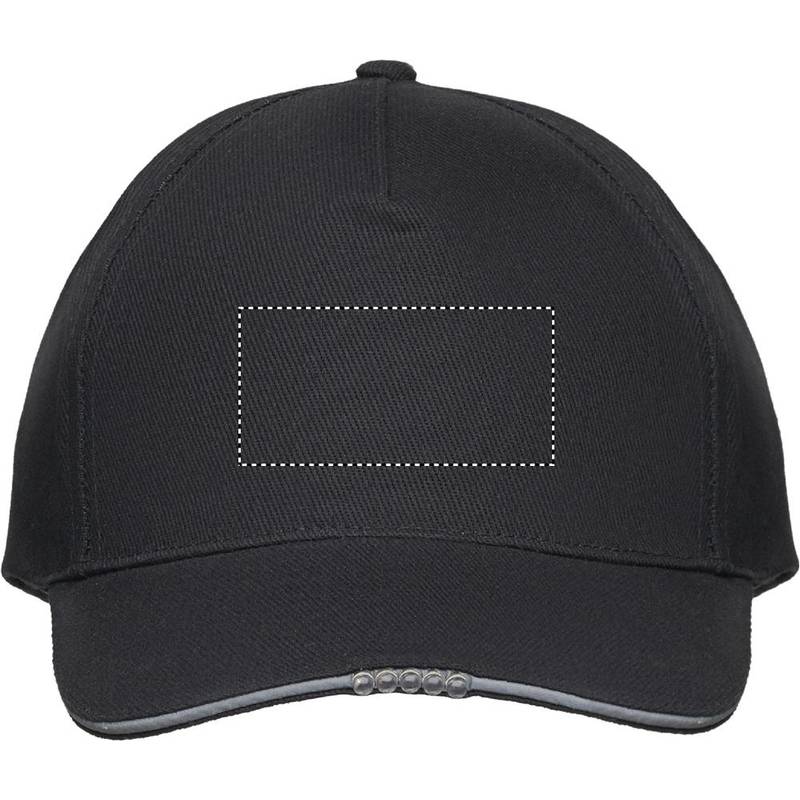 5 panelová 220g bavlněná čepice s, černá 5 panelová 220g bavlněná čepice s, černá