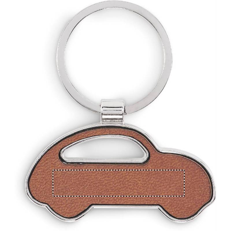 Přívěsek na klíče ve tvaru auta, hnědá Přívěsek na klíče ve tvaru auta, hnědá