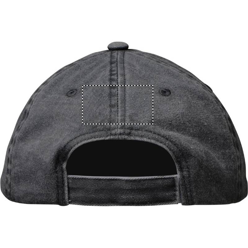 6 panelová baseballová čepice 265g, černá 6 panelová baseballová čepice 265g, černá