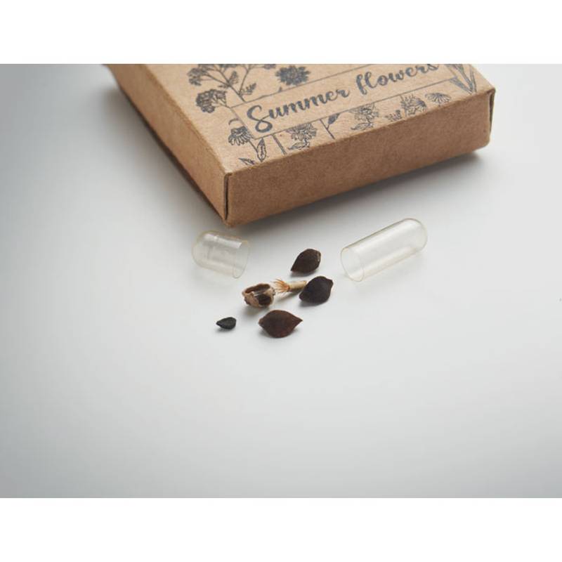 Disk s mixem květinových semínek, hnědá béžová Disk s mixem květinových semínek, hnědá béžová