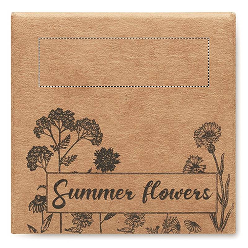 Disk s mixem květinových semínek, hnědá béžová Disk s mixem květinových semínek, hnědá béžová