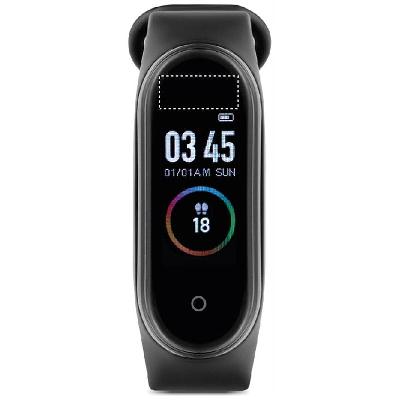 Bezdrátové zdravotní hodinky, černá Bezdrátové zdravotní hodinky, černá
